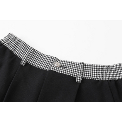 チェック切り替えセンタープレスパンツ X-415