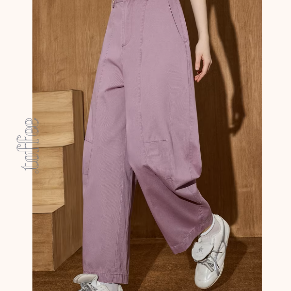 ハイウエストカジュアルワイドパンツ《Z01017》