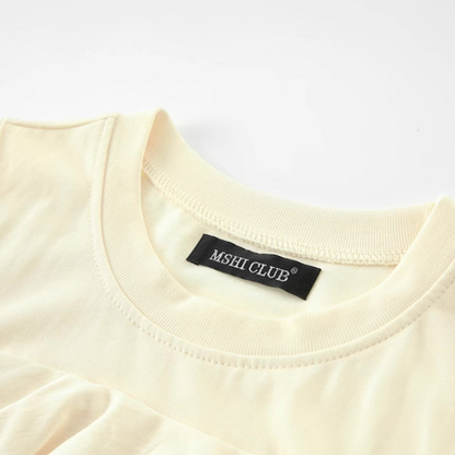 【2color】フラワーデコレーションノースリーブトップス W-201