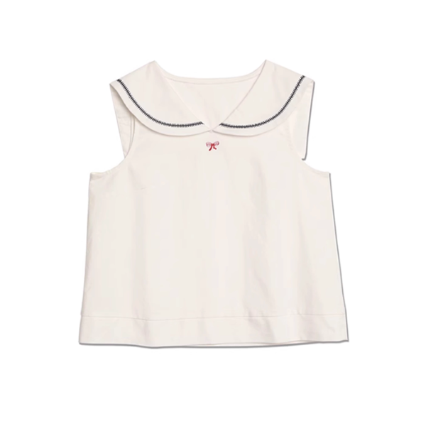 マリンライクノースリーブトップ《Z00984》