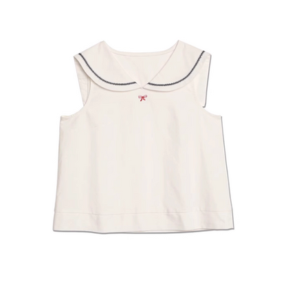 マリンライクノースリーブトップ《Z00984》