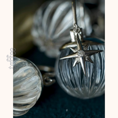 シルバーボールピアス　Z00365