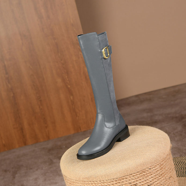 【3color】コンビネーションジョッキーブーツ X-374