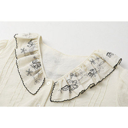 ドールカラーフレンチレースブラウス Z00029