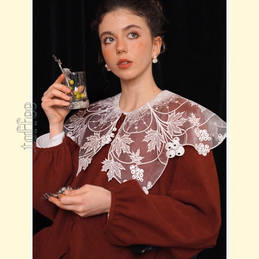 クラシックに新たな息吹：ガーリーなシャツワンピース 《C0199》