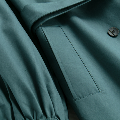 フラワーチャーム付きウインドブレーカージャケット X-541