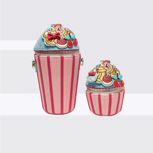 【2size】デコレーションアイスクリームバッグ X-116