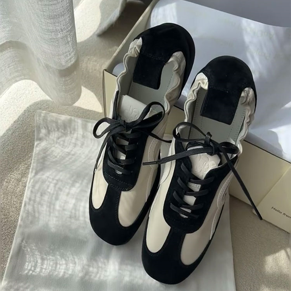 バイカラーフラットスニーカー　Z00445