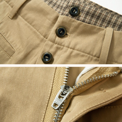 【2color】チェック柄ディテールワイドパンツ《Z01005》