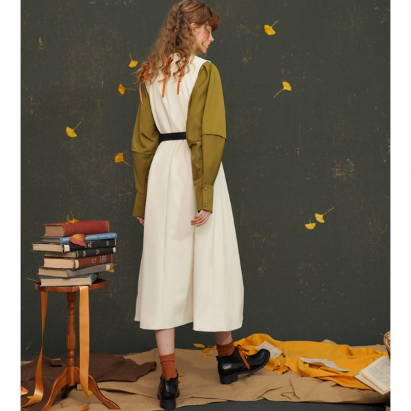 【２color】フォックスボタンシャツ w-033