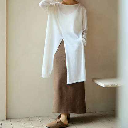 シースルーフロントクロストップスZ00098