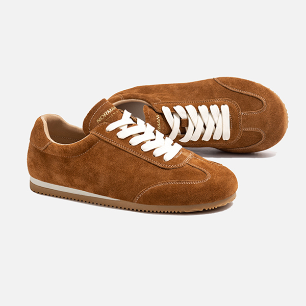 レースアップスエードローカットシューズ　《Z00779》