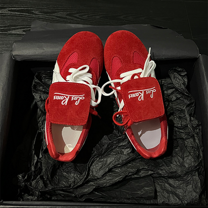 【3color】【2pattern】レースアッププラットフォームシューズ　Z00482