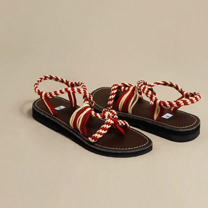 ローマンサマーフラットサンダル Z00210