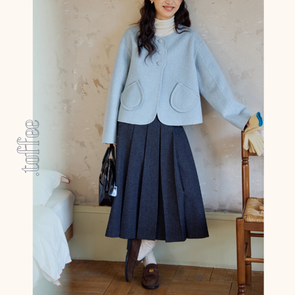 月影のまどろみショートコート《Z01141》