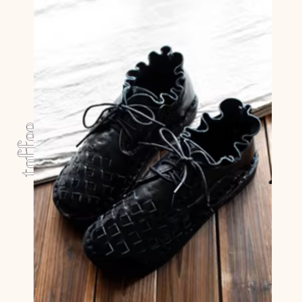 【4color】フリルカットのメッシュ編みシューズ《Z01362》