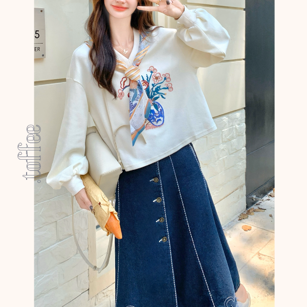 花咲く午後の散歩道セットアップ《Z01155》