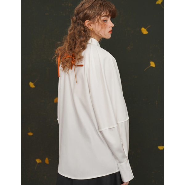 【２color】フォックスボタンシャツ w-033