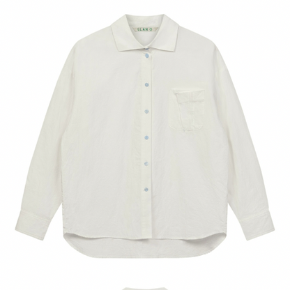 【2color】 コットン100%コントラストボタンシャツ Z00070