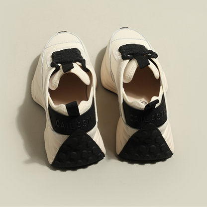 バイカラー厚底レースアップスニーカー Z00173