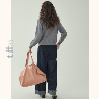 ハイウエストワイドバギーパンツ　《Z00733》