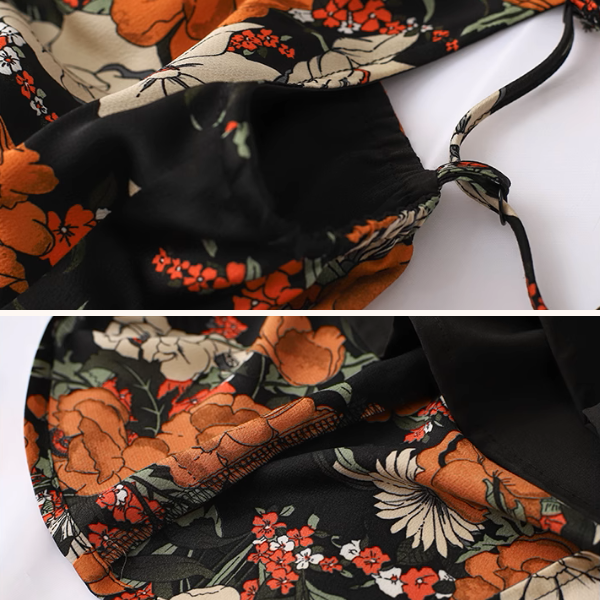 フローラルプリントキャミワンピース《Z00997》