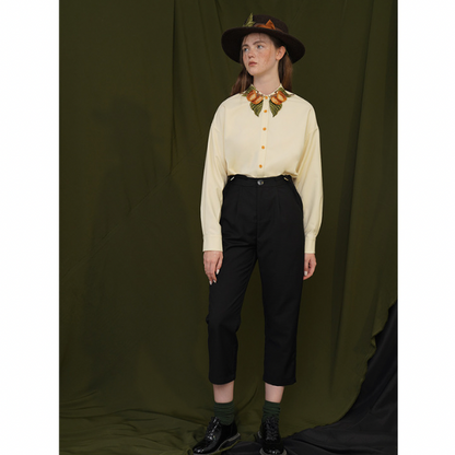 桃が成ったブリテッシュデザインシャツ sp0068