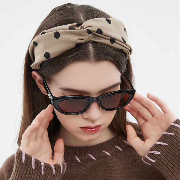 水玉柄カジュアルヘッドバンド Z00174