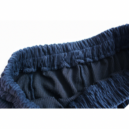 【3color】ドットコーデュロイハーレムパンツ X-352