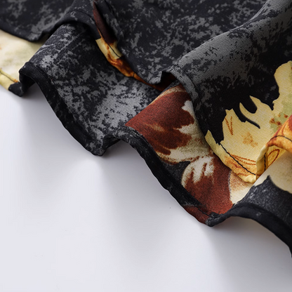 ボックスシルエット花柄シャツ《Z00919》