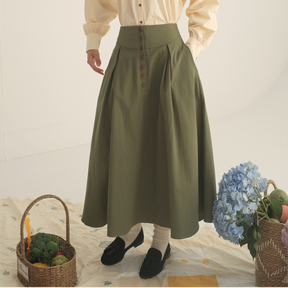 シングルブレストショートジャケット＆Aラインロングスカートのセットアップ　Z00450