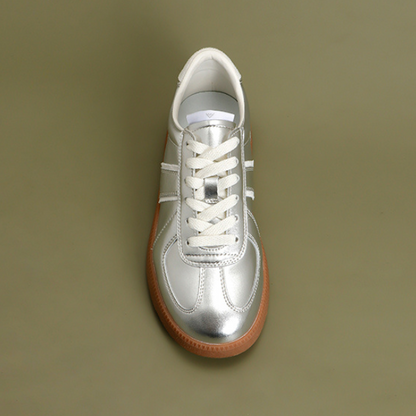 カジュアルシルバースニーカー X-254