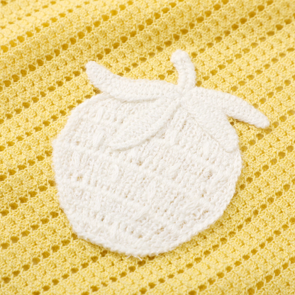 フルーツアップリケメッシュカーディガン《Z01039》