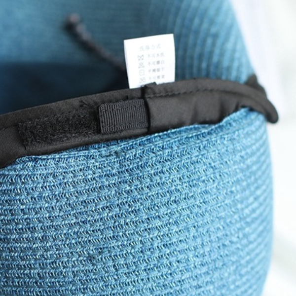 【４color】チェーンベルトドームシルエットストローハット　AU-104