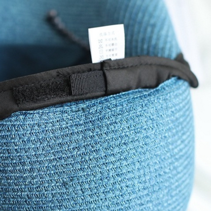 【４color】チェーンベルトドームシルエットストローハット　AU-104