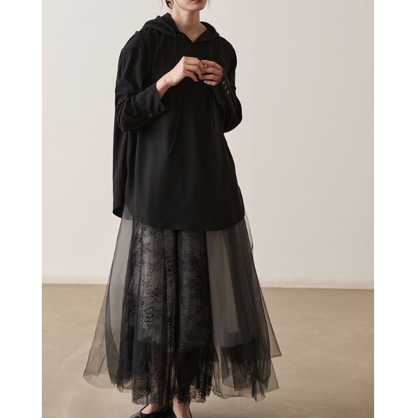 チュールレーススカート X-088