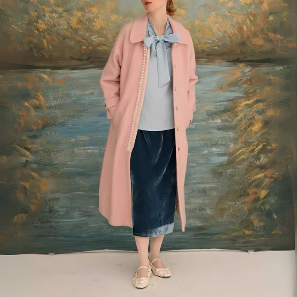 ベルベットラインミモレ丈スカート  　《Z00704》