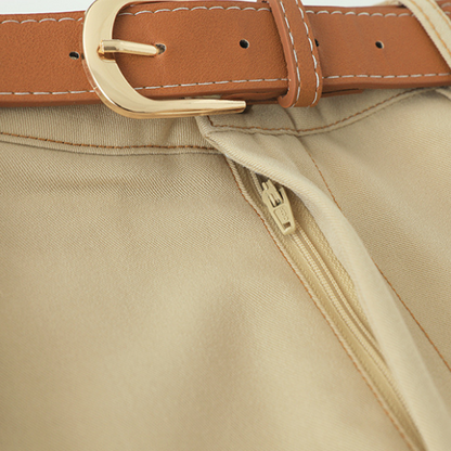 ハイウエストストレートパンツ X-184