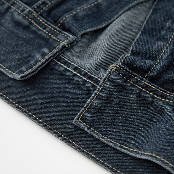 スラッシュボタンデニムジャケット X-226