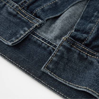 スラッシュボタンデニムジャケット X-226