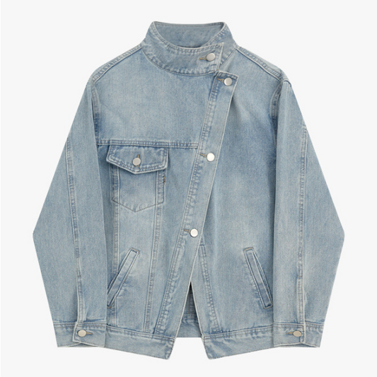 フロントイレギュラーデニムジャケット X-227