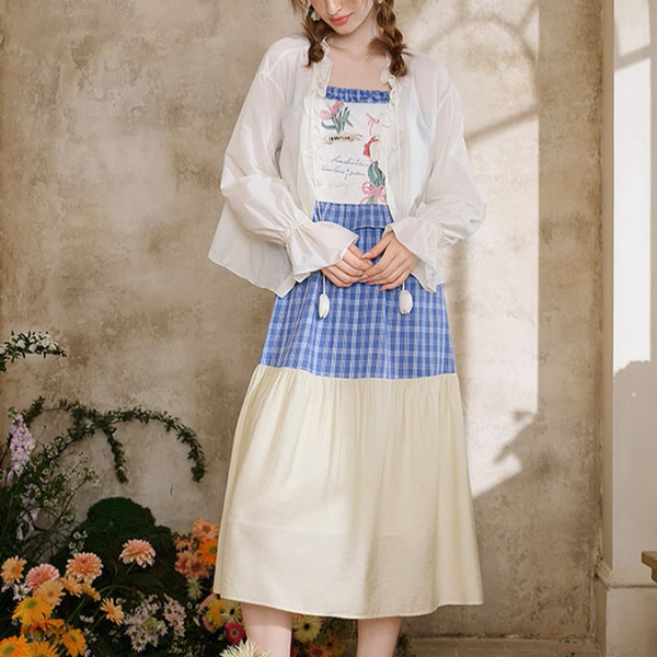 フリルシアークロップドカーディガン《Z00971》