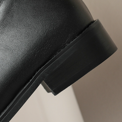 【3color】シームデザインベルテッドブーツ X-372