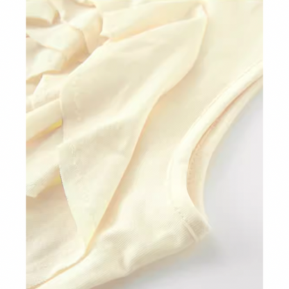 【2color】フラワーデコレーションノースリーブトップス W-201