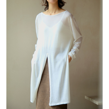 シースルーフロントクロストップスZ00098