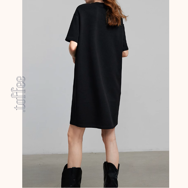 ビッグリボンデザインAラインミニ丈ワンピース《Z00931》