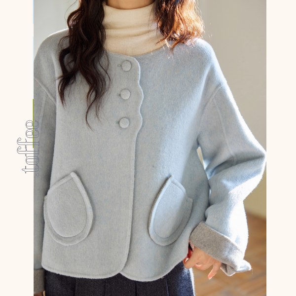 月影のまどろみショートコート《Z01141》