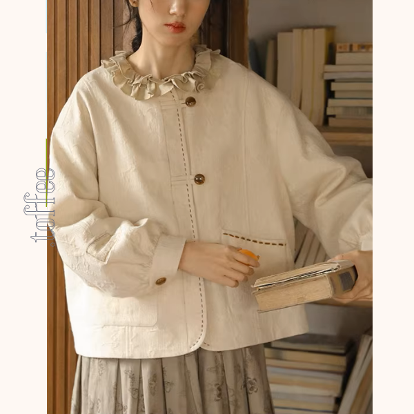 ステッチが奏でる温もりジャケット《Z01140》