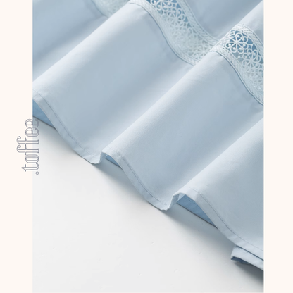 【2color】メッシュレースAラインミモレ丈ワンピース《Z00924》