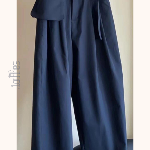 ウエストポーチ付きロングカジュアルパンツ　Z00415